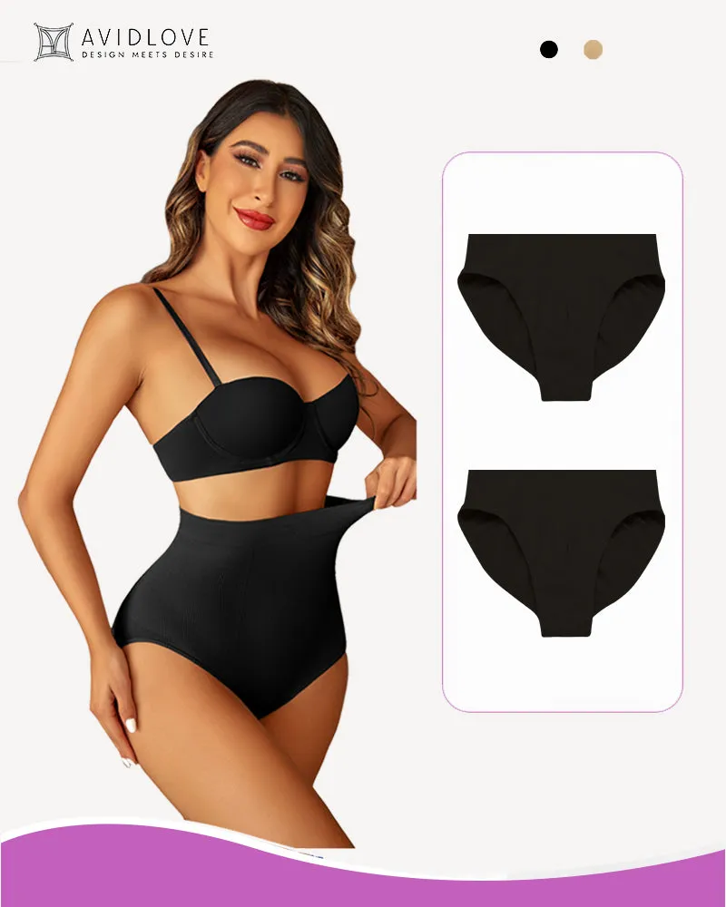 2 Pack Tummy Shapewear Control Panties