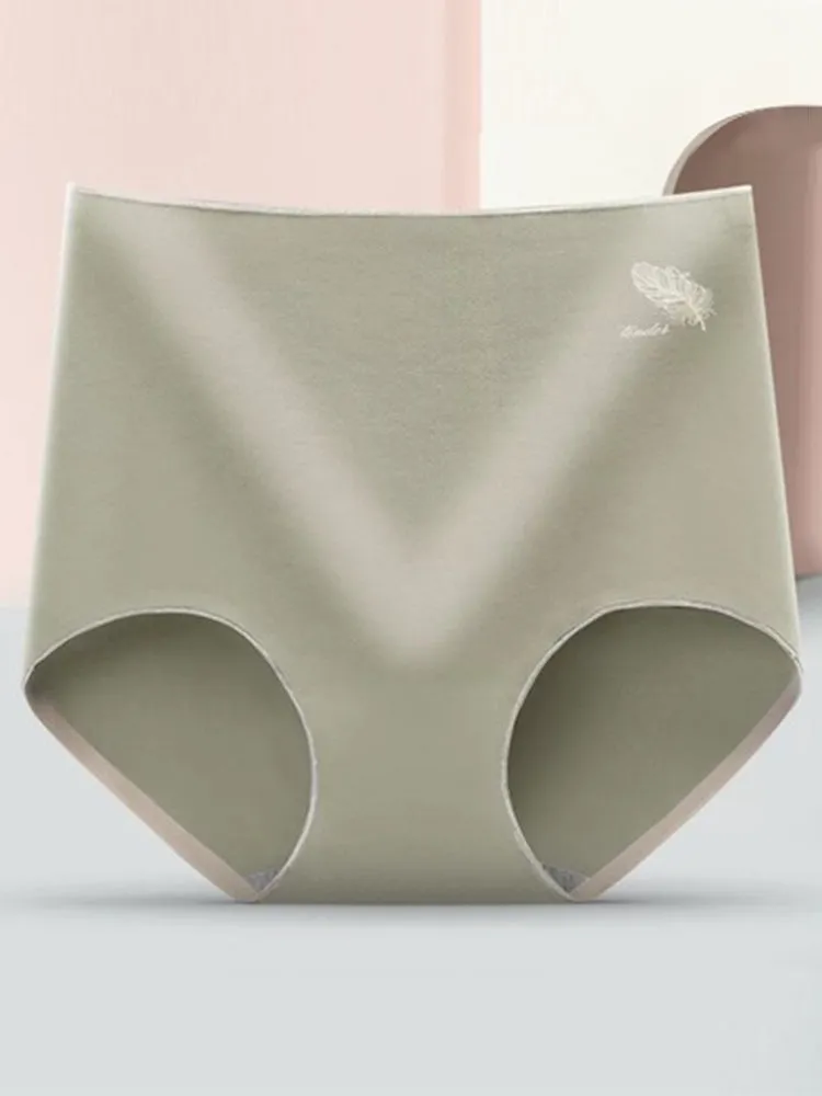 4-Pack Seamless High Waist Cotton Panties