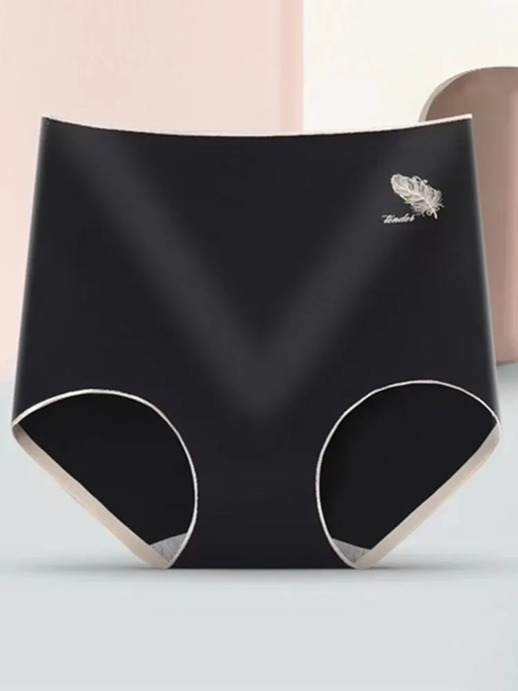 4-Pack Seamless High Waist Cotton Panties