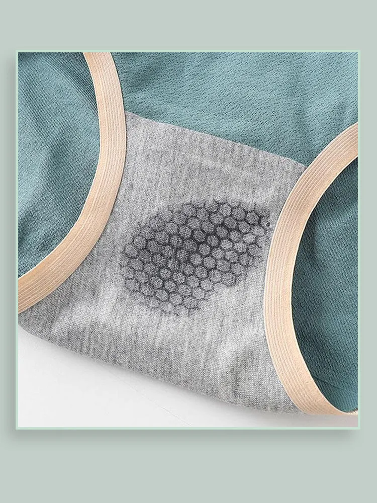 4-Pack Seamless High Waist Cotton Panties