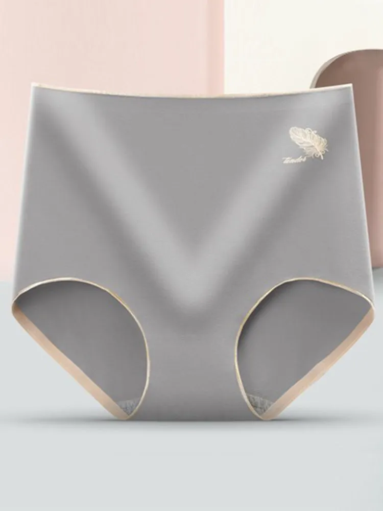 4-Pack Seamless High Waist Cotton Panties