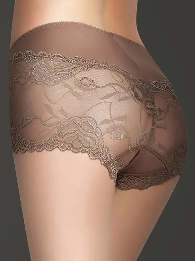 4-Pack Sexy Lace High Waist Briefs