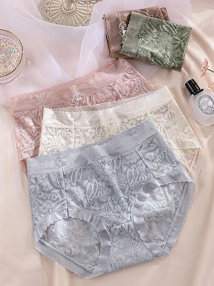 4-Pack Women Breathable Sexy Lightweight Soft Hipster Panties