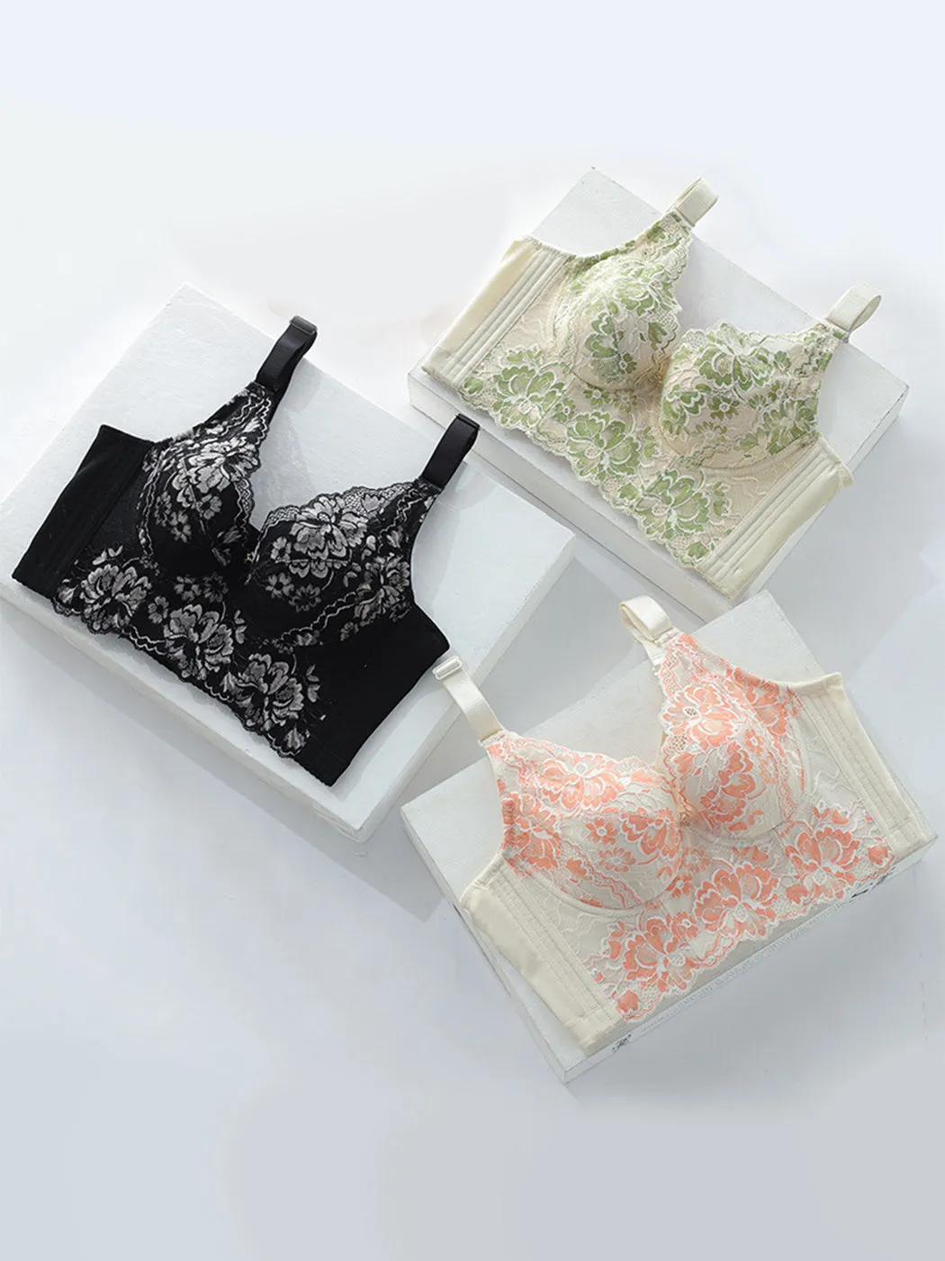 Adjustable Corrective Push Up Longline Bra