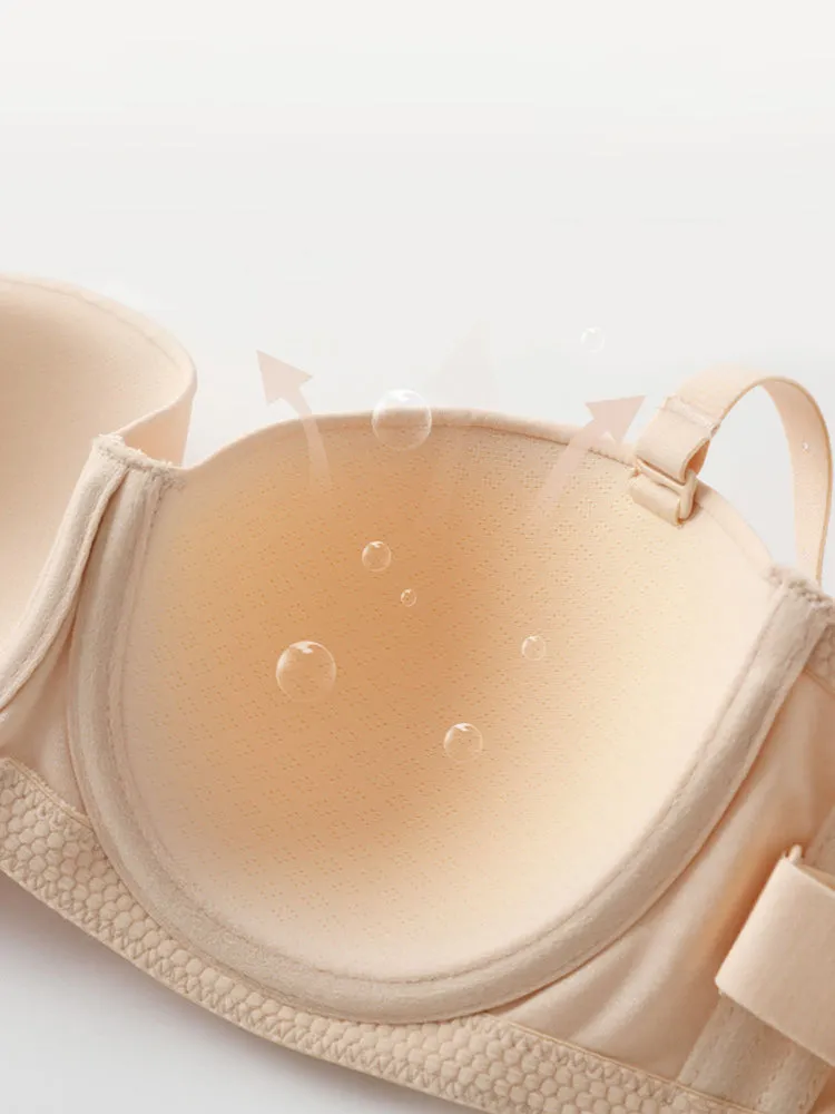 Anti Slip Push Up Strapless Underwire Bra