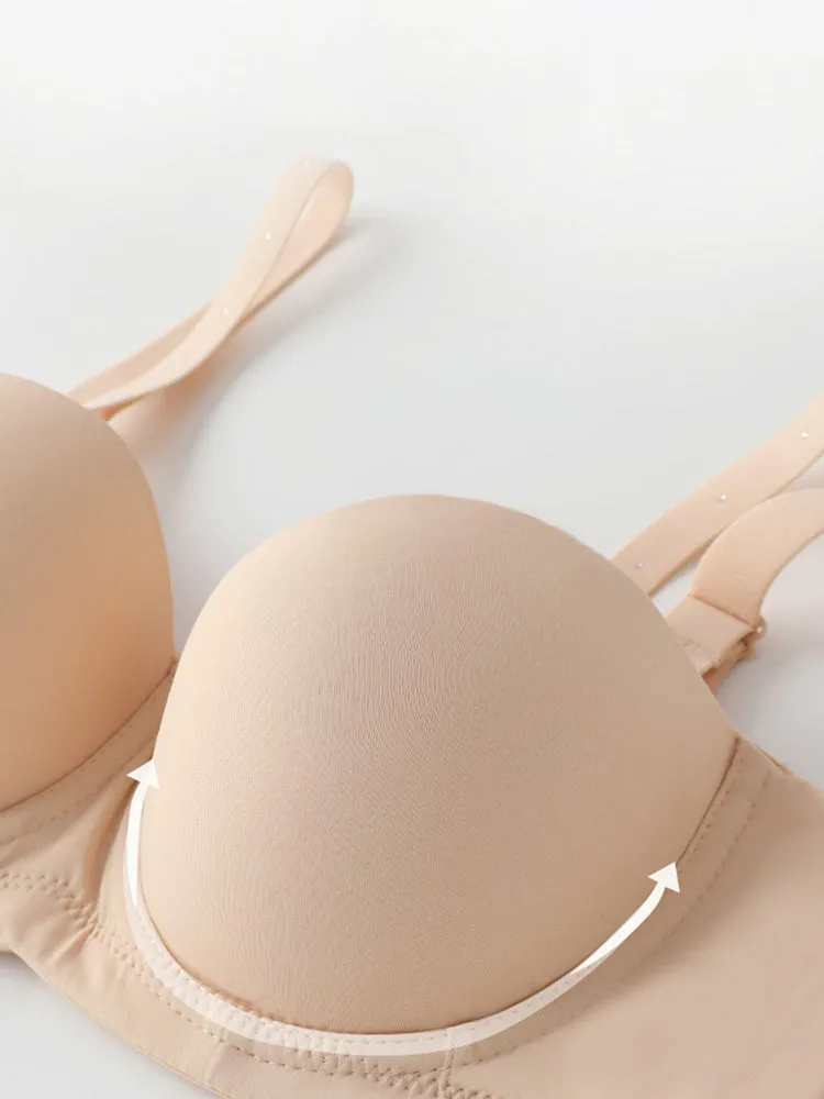 Anti Slip Push Up Strapless Underwire Bra