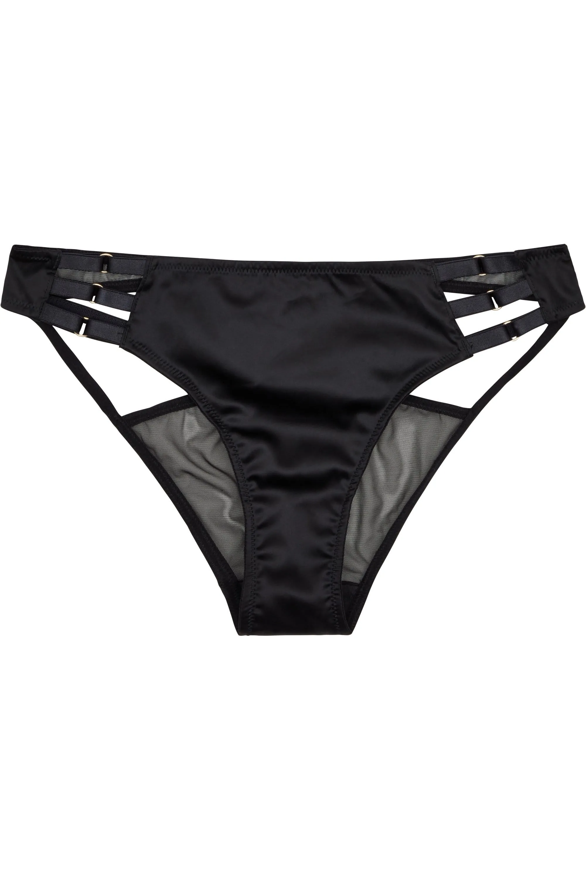 Ava Black Strappy Brief
