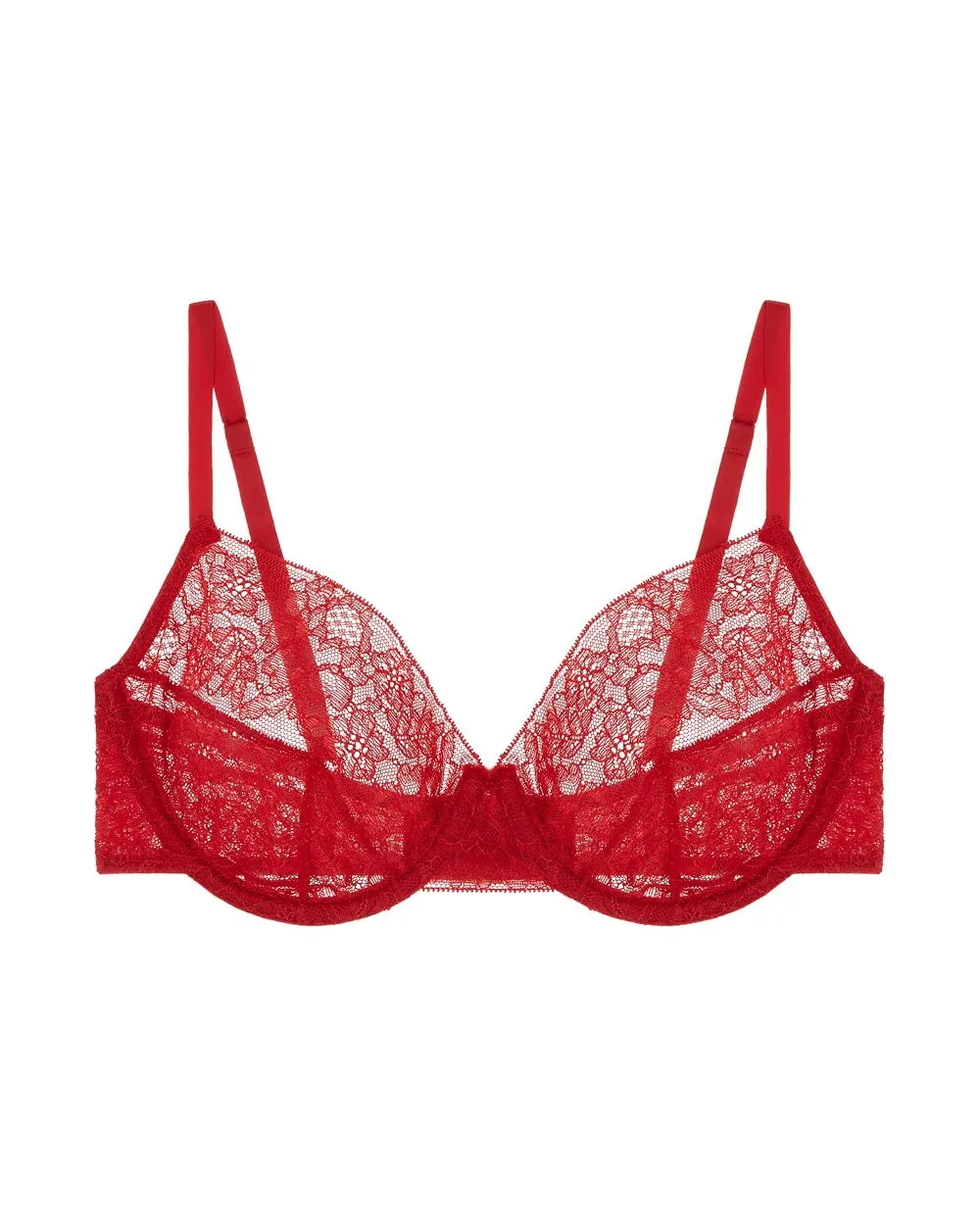 Bandage Stretch Lace Demi Bra