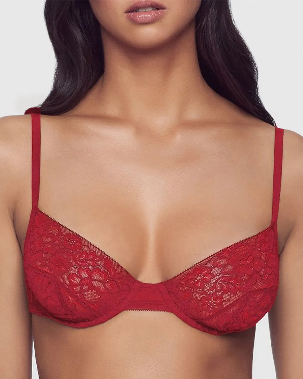 Bandage Stretch Lace Demi Bra