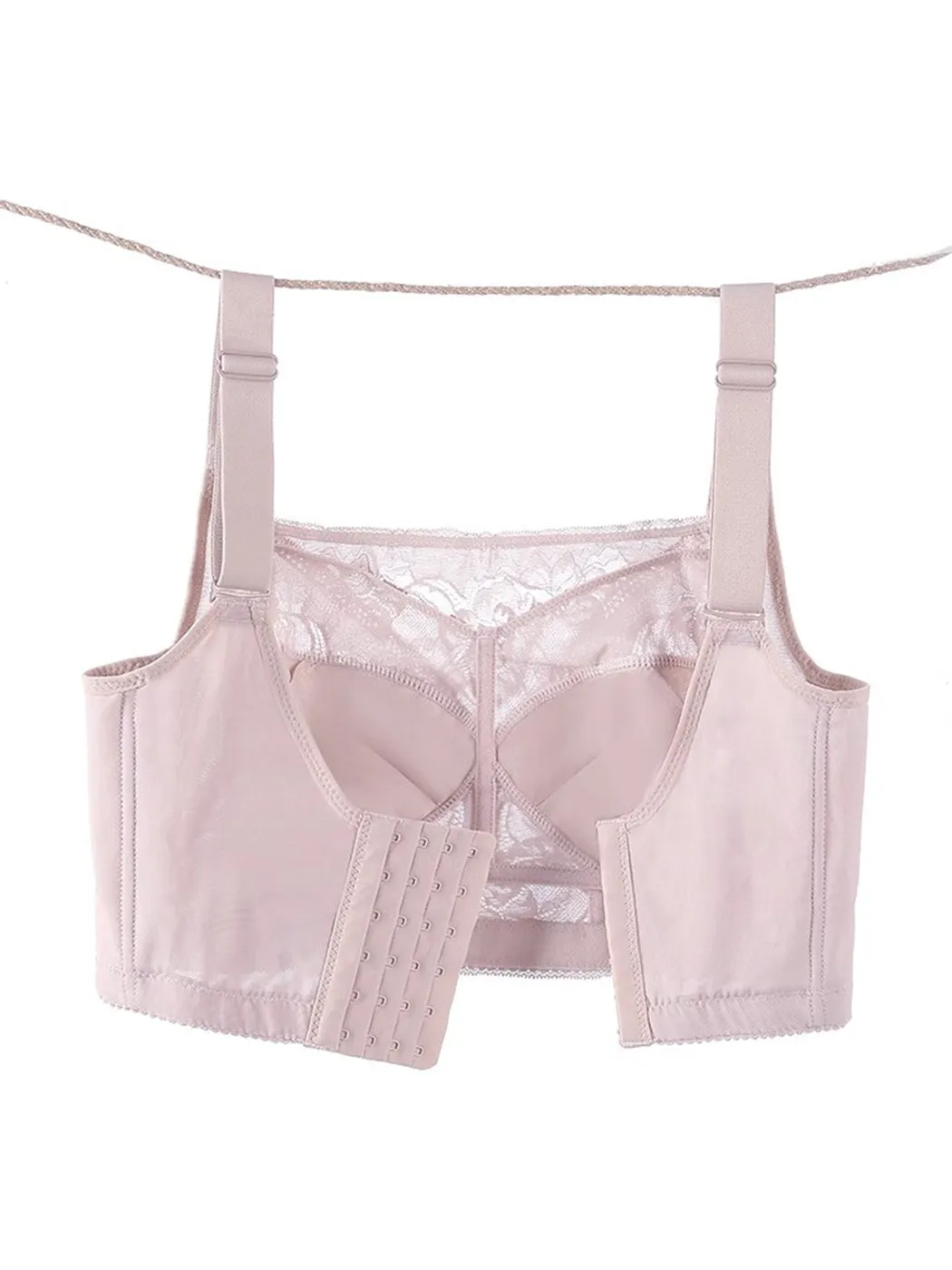 Bandeau Cover Up Side Support Minimizer Bra