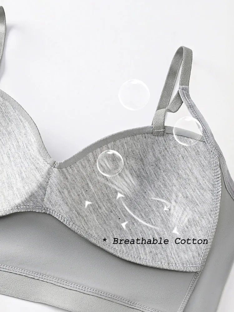 Breathable Vest Beauty Back Push Up Wireless Bra
