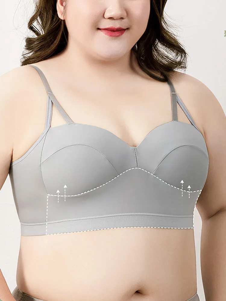 Breathable Vest Beauty Back Push Up Wireless Bra