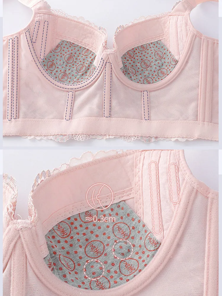 Cartilage Support Underwire Longline Beauty Bra