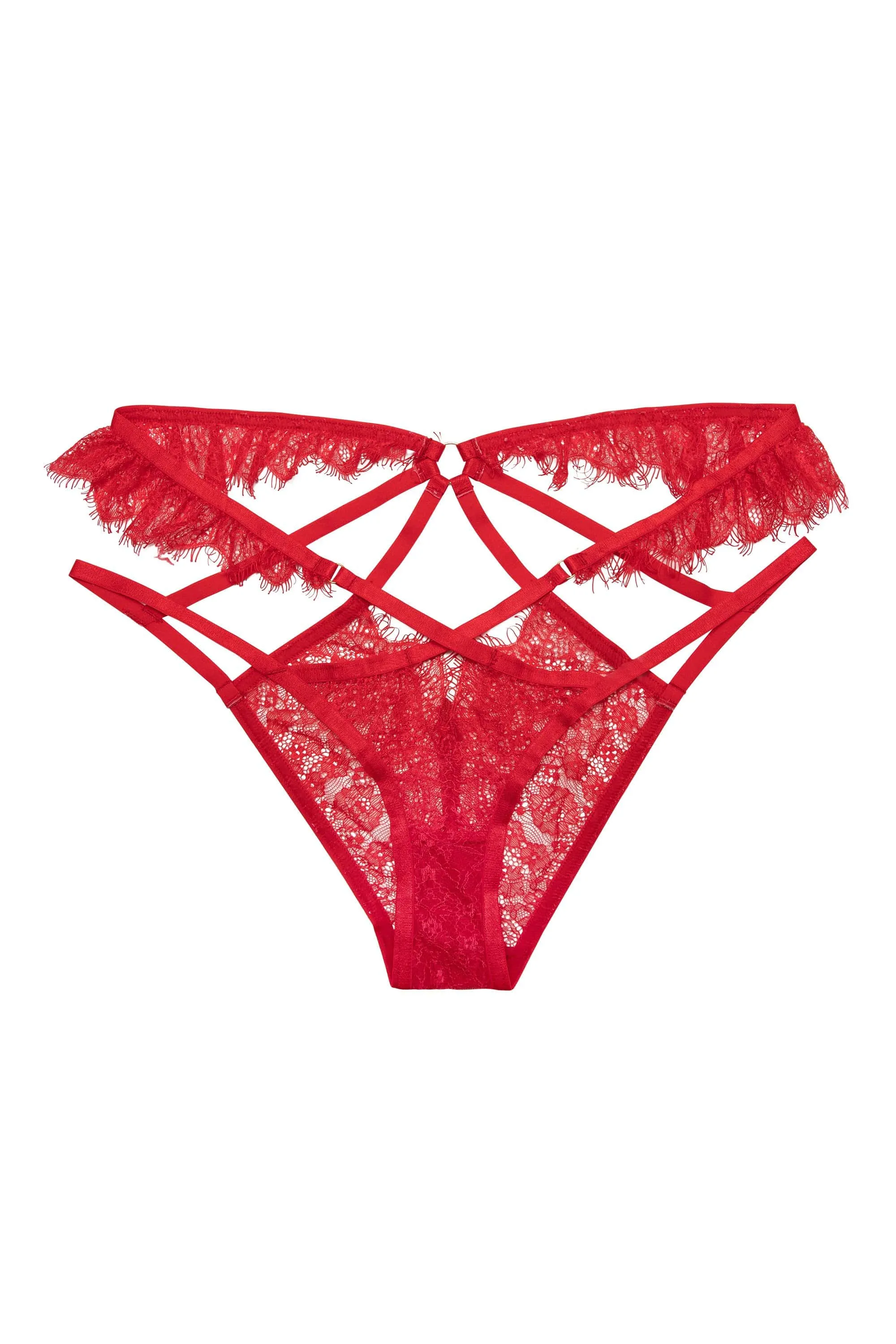Chantal Red Brazilian Brief