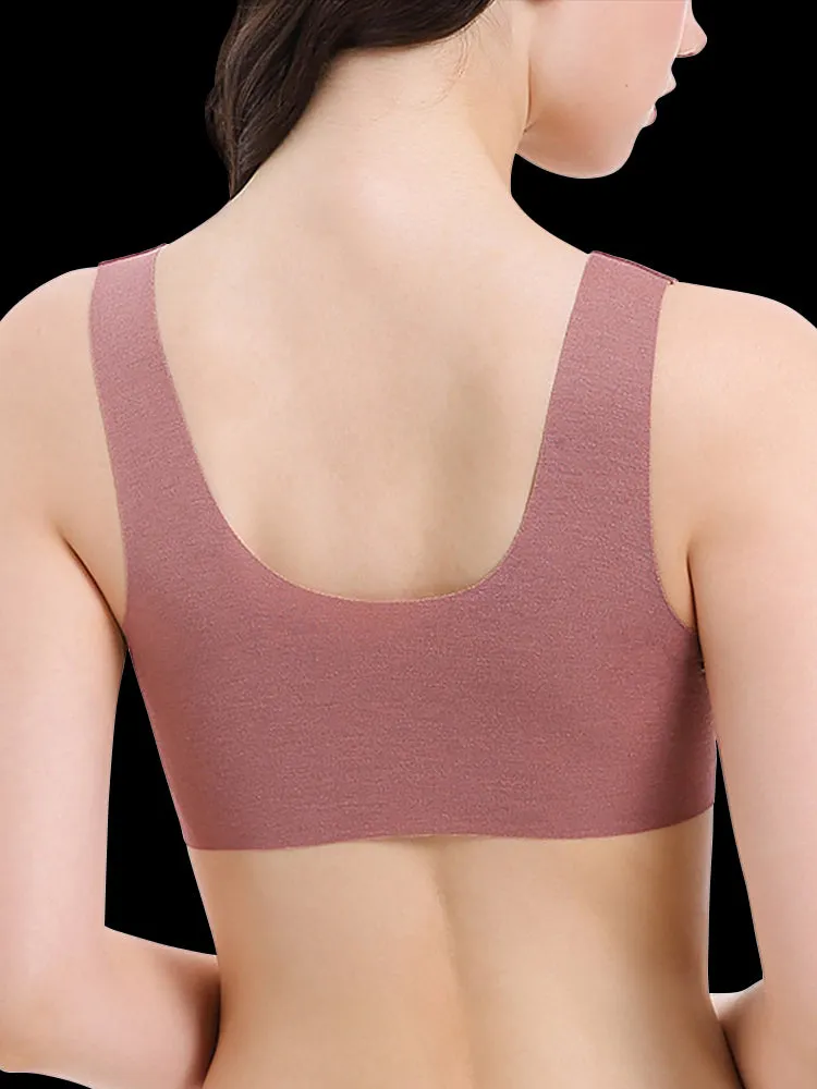 Comfort Front Close Lacy Wireless Bra