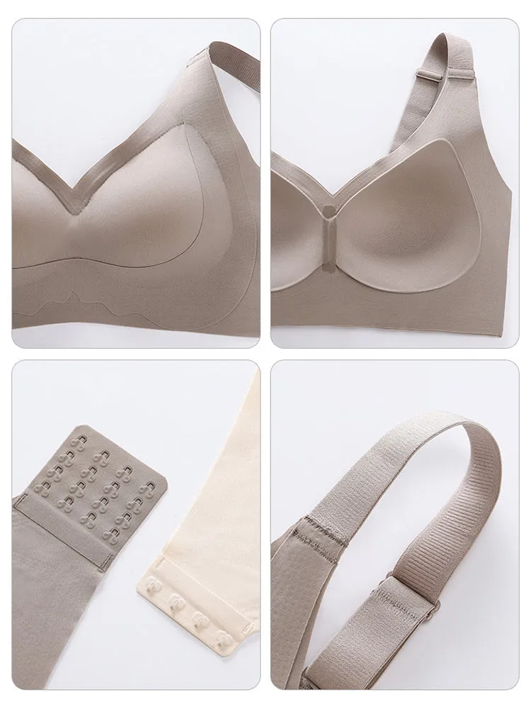 Comfort V Neck Push Up Wireless Bra