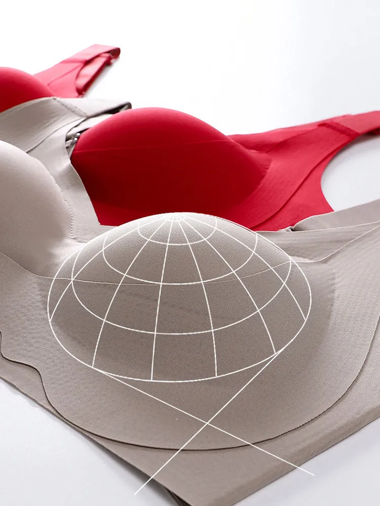 Comfort V Neck Push Up Wireless Bra
