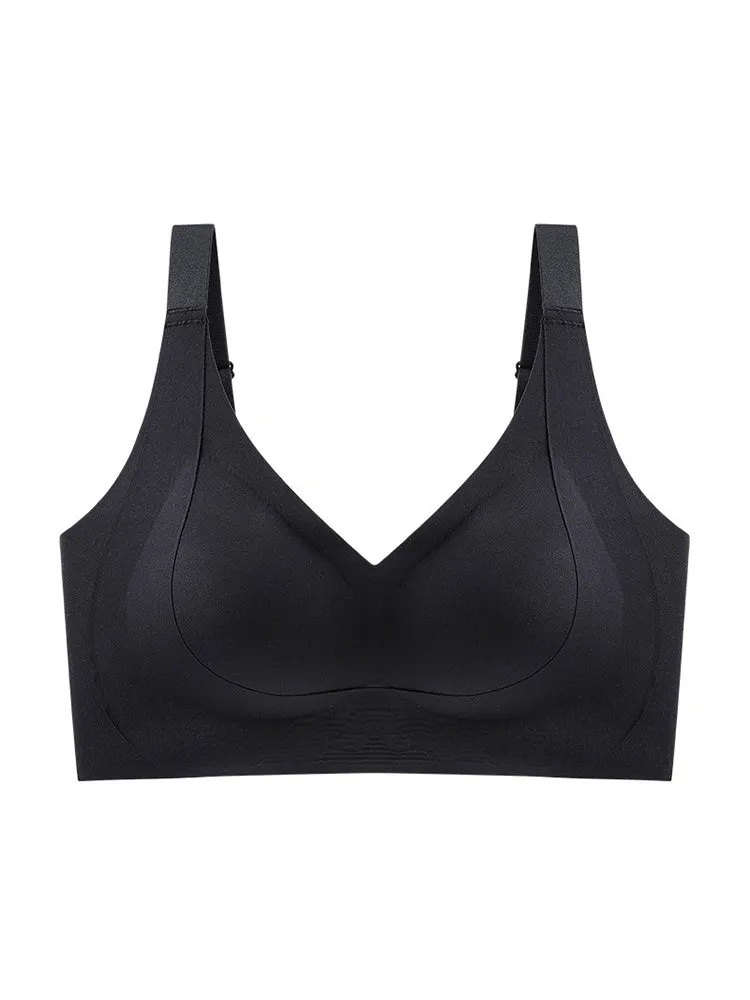 Comfort V Neck Push Up Wireless Bra