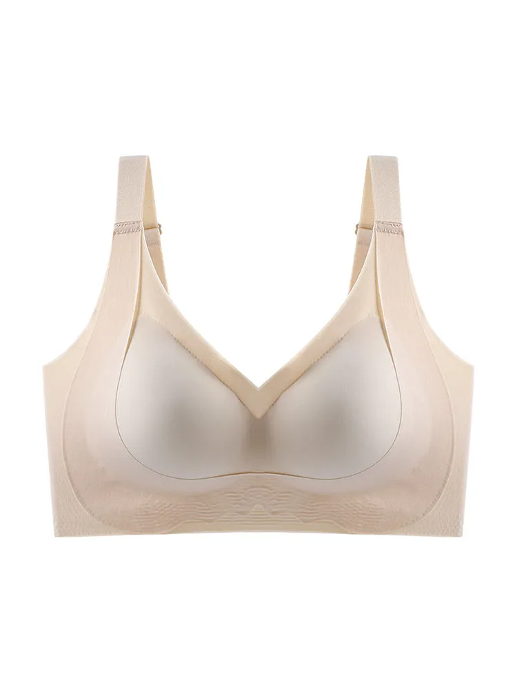 Comfort V Neck Push Up Wireless Bra