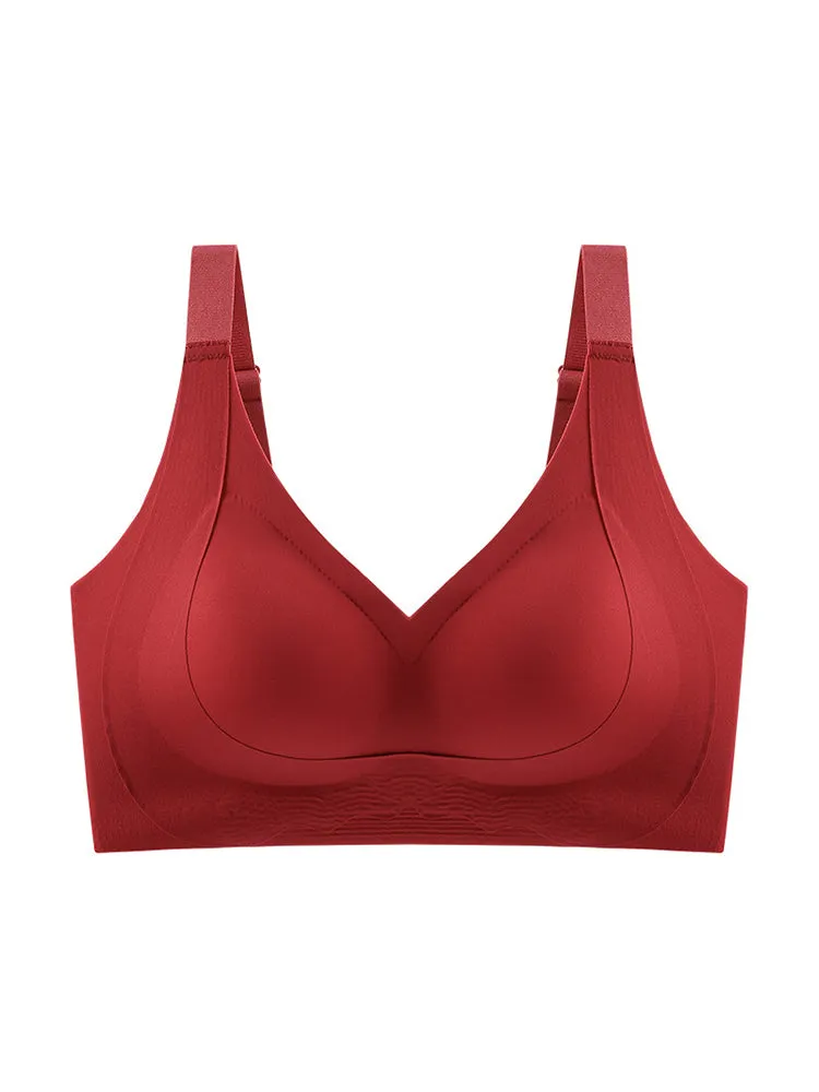 Comfort V Neck Push Up Wireless Bra