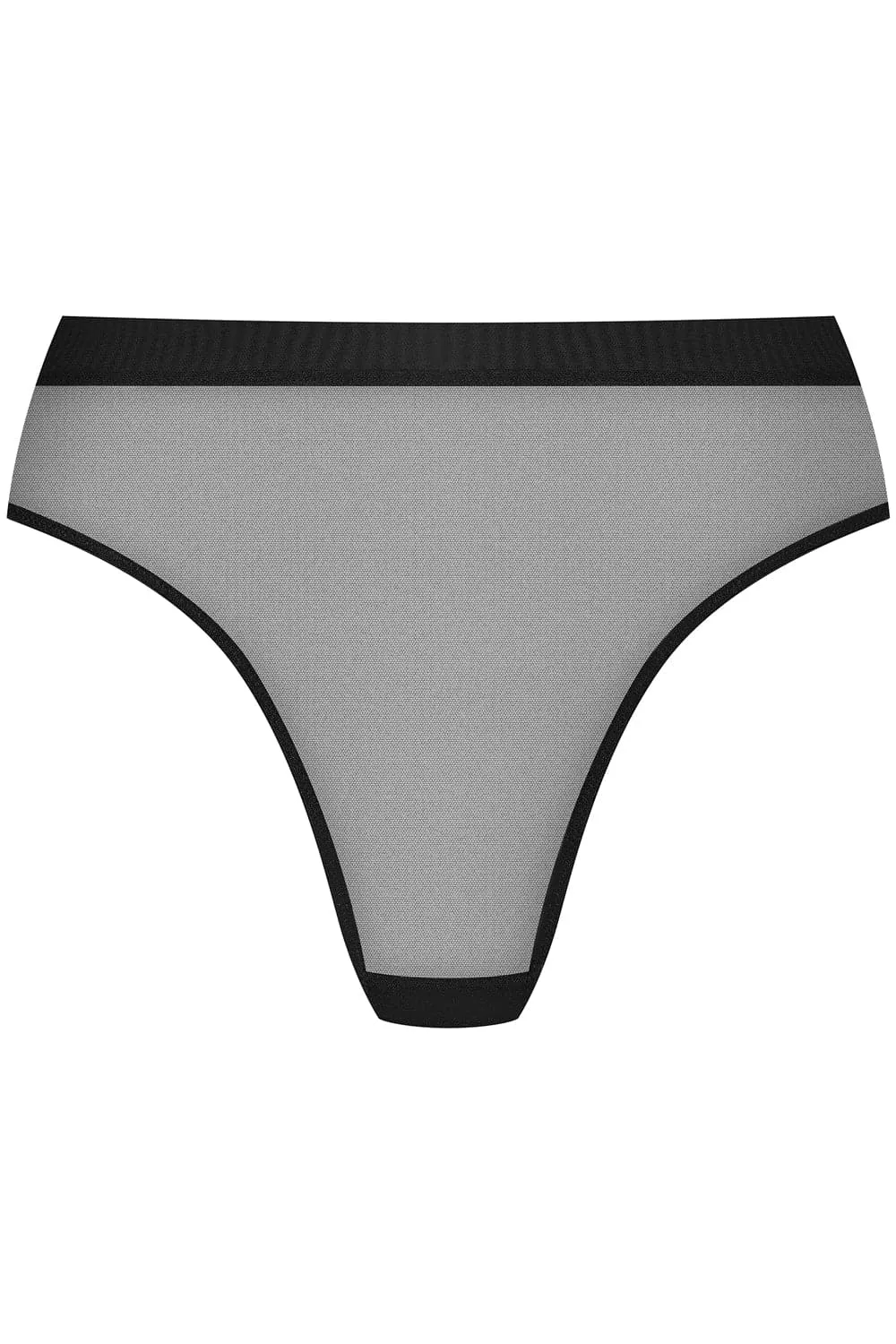 Corps à Corps High Waist Thong Black