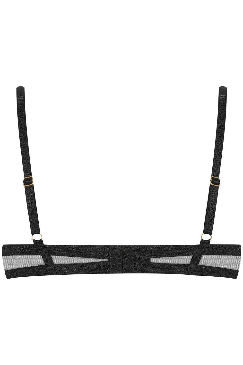 Corps à Corps Open Underwired Bra Black