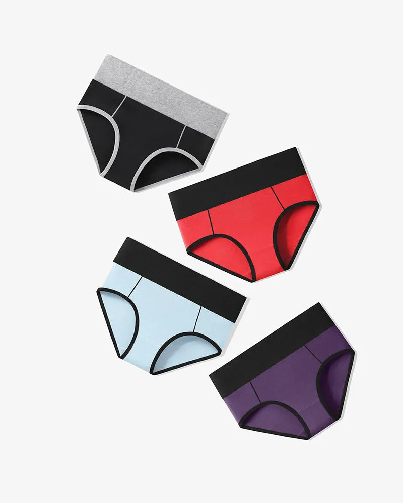 Cotton Hipster Panties High Waist Briefs
