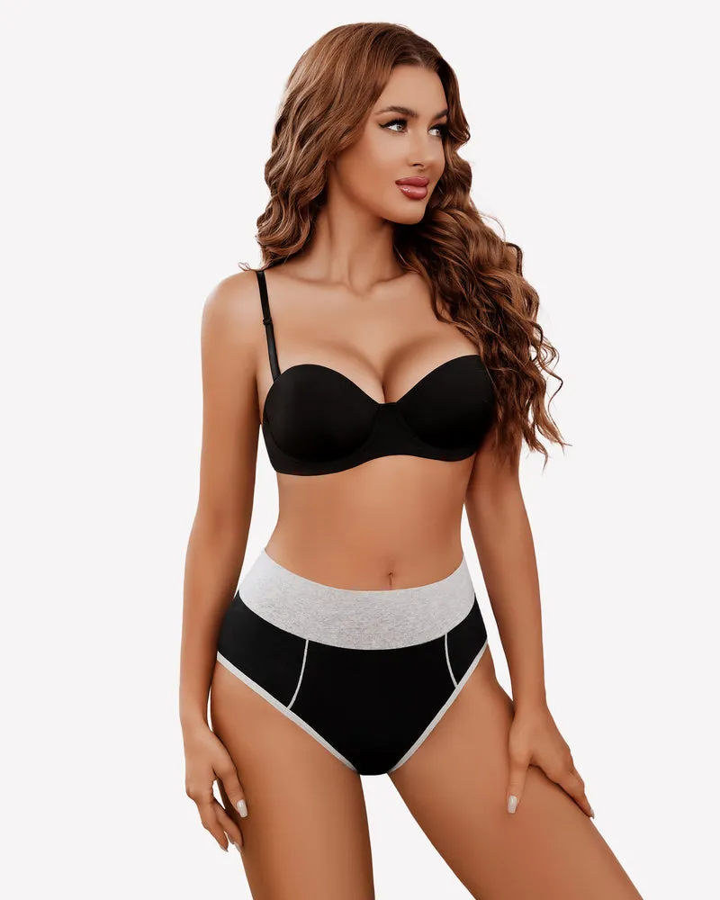Cotton Hipster Panties High Waist Briefs