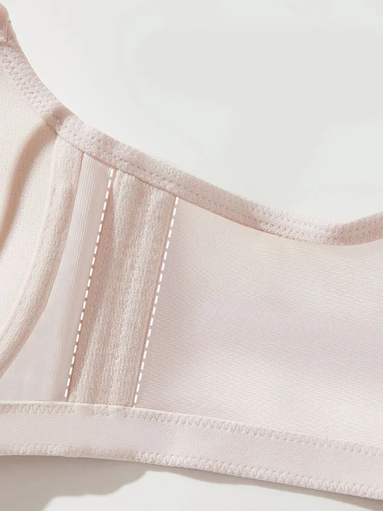 Elegant Push-Up Bra with Strappy Design