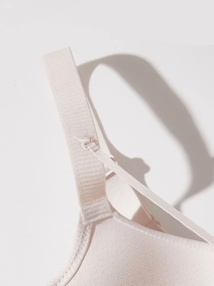 Elegant Push-Up Bra with Strappy Design