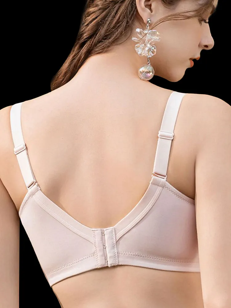 Elegant Push-Up Bra with Strappy Design
