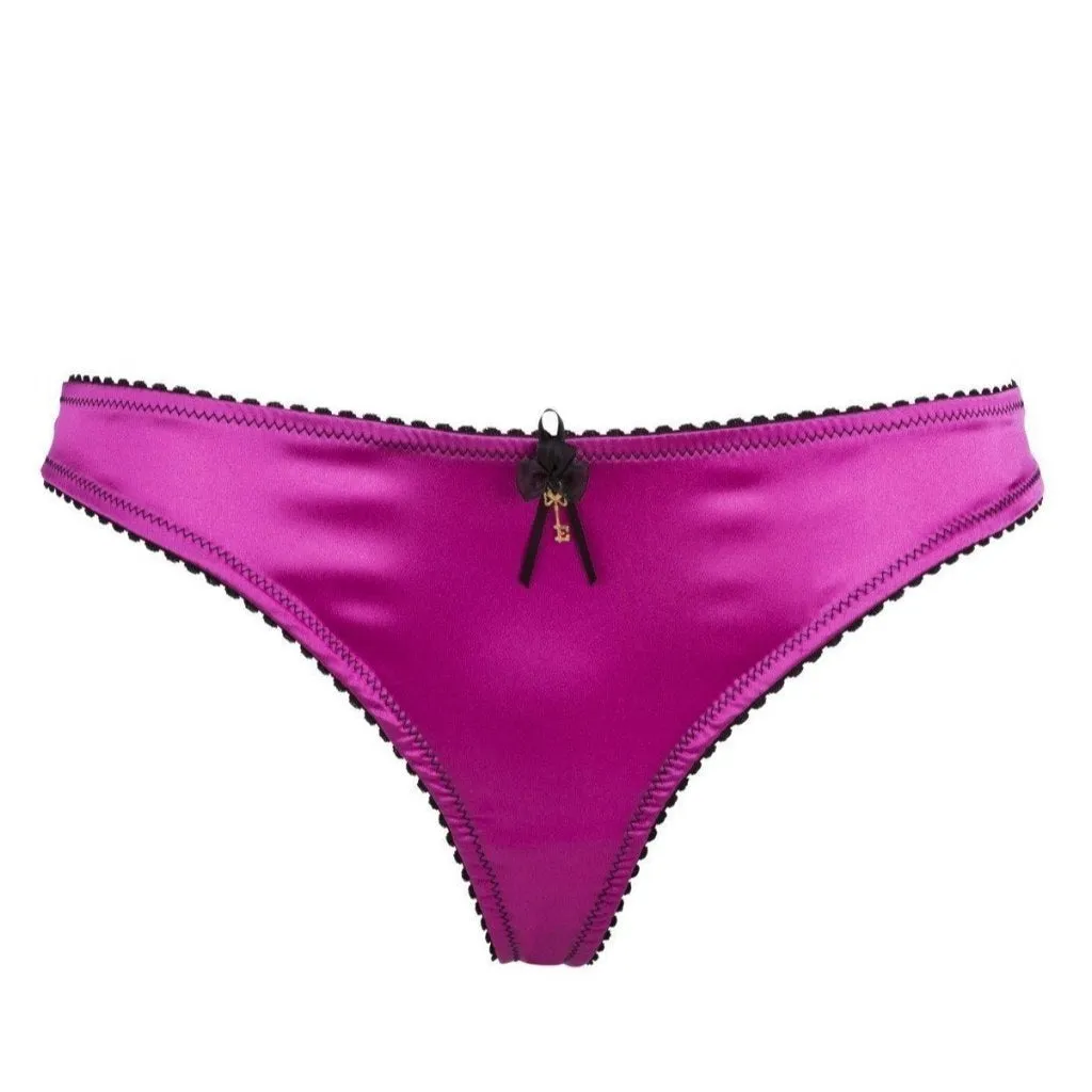 Escora Raissa Satin Thong Panty