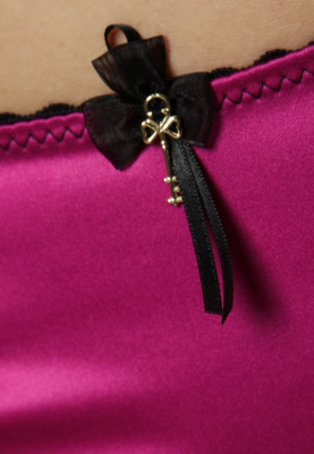 Escora Raissa Satin Thong Panty