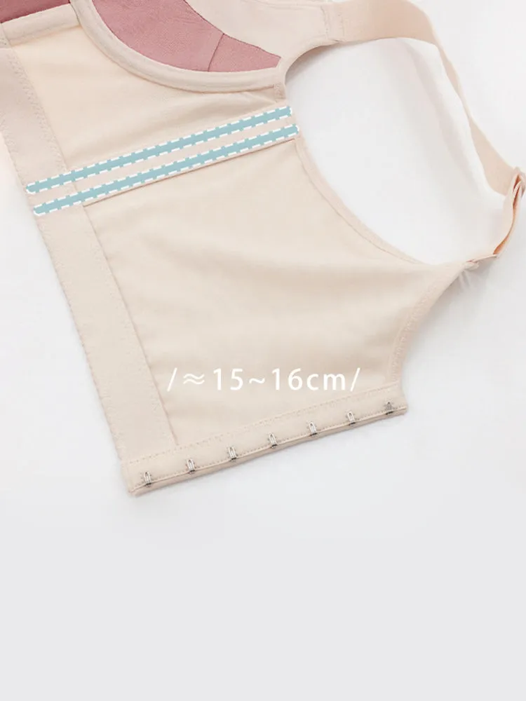Exquisite Lace Push Up Longline Bra with Back Fat Coverage