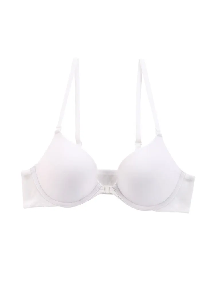 Front Closure Deep V Push-Up Bra