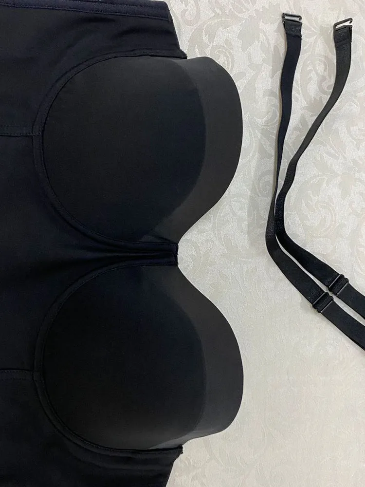 Full Coverage Corset Strapless Longline Bra