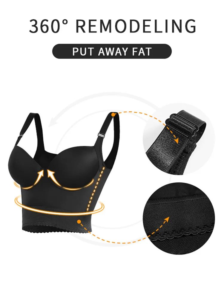 High Support Body-shaping Push Up Underwire Bra