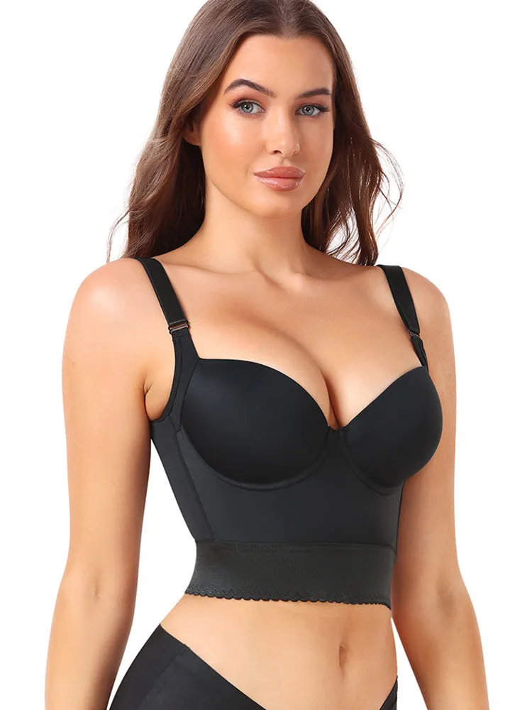 High Support Body-shaping Push Up Underwire Bra