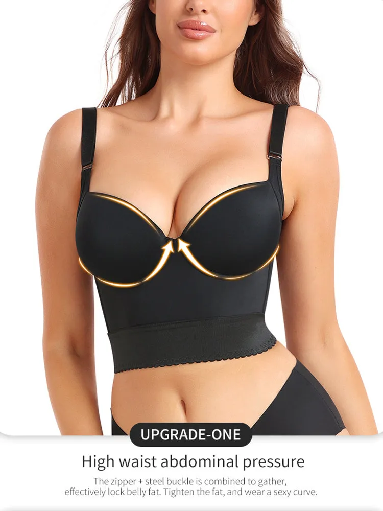 High Support Body-shaping Push Up Underwire Bra