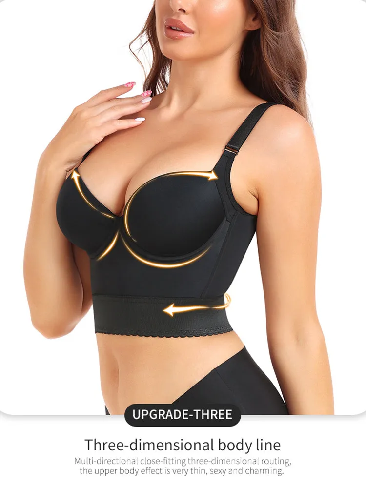 High Support Body-shaping Push Up Underwire Bra