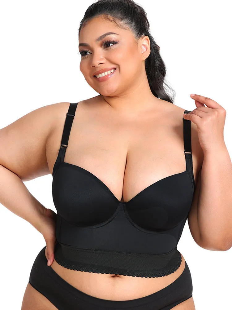 High Support Body-shaping Push Up Underwire Bra