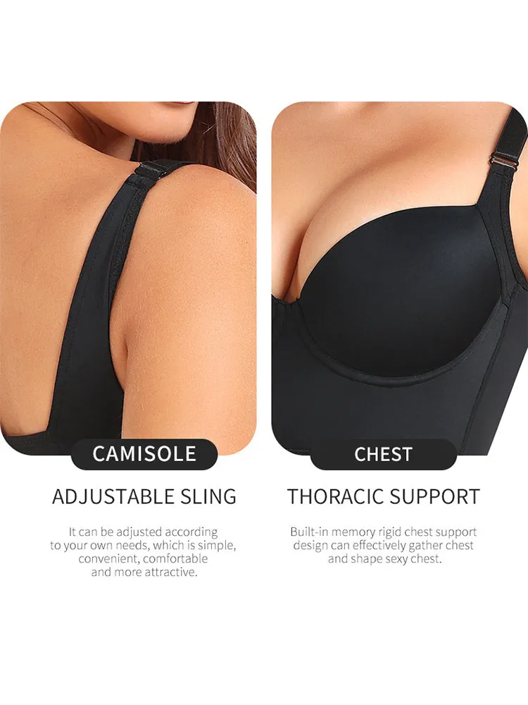 High Support Body-shaping Push Up Underwire Bra