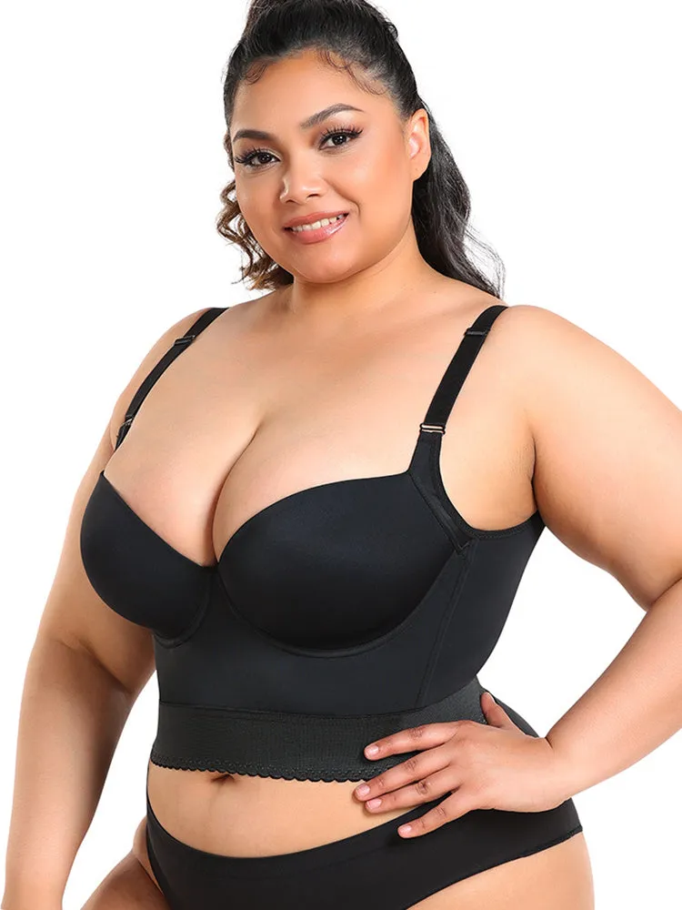 High Support Body-shaping Push Up Underwire Bra