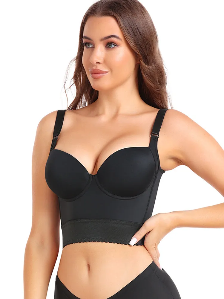 High Support Body-shaping Push Up Underwire Bra