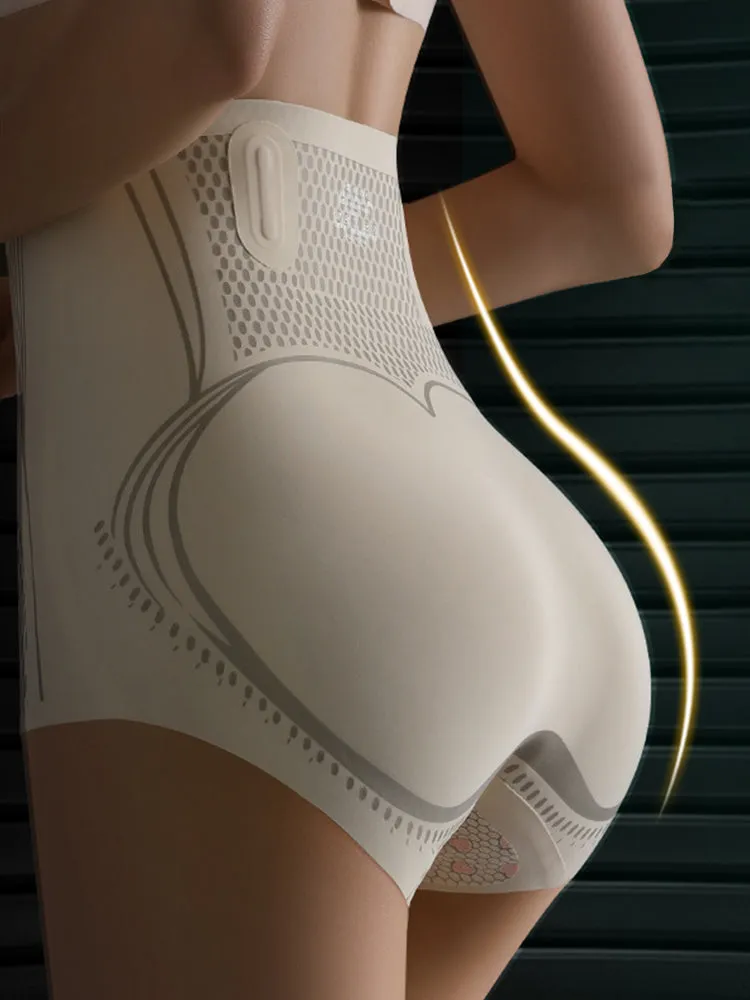 High Waist Cartilage Butt Lifting Briefs