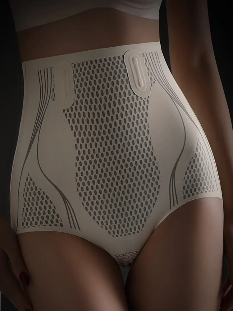 High Waist Cartilage Butt Lifting Briefs