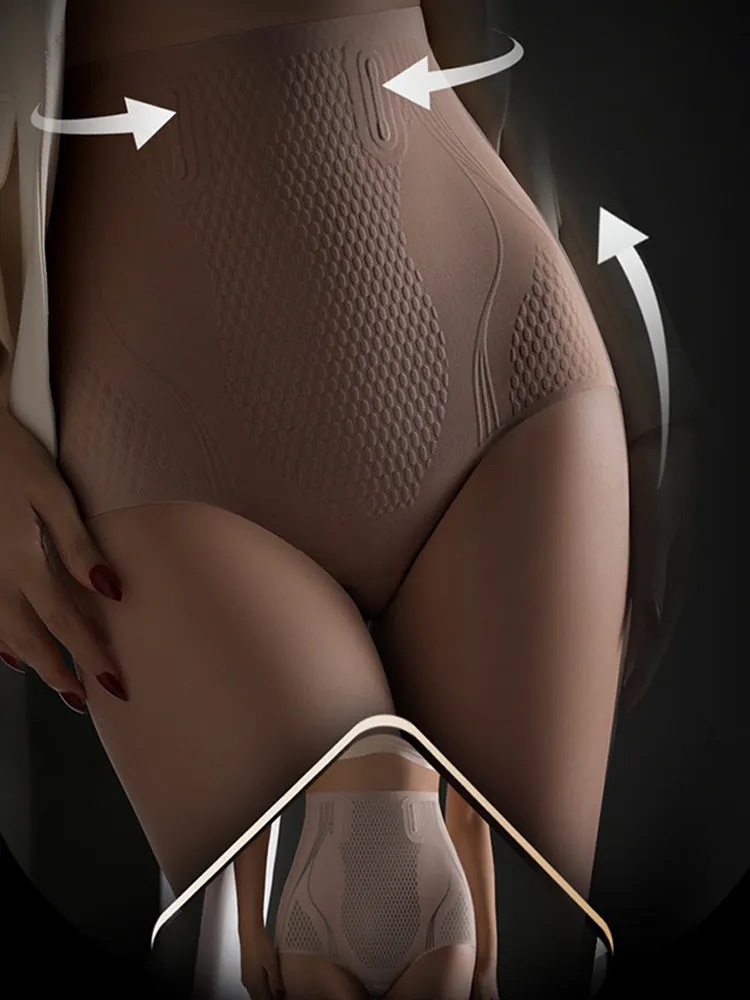 High Waist Cartilage Butt Lifting Briefs