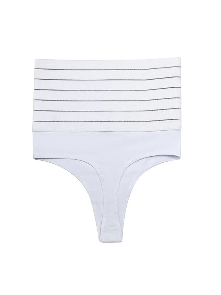 High Waist High Elastic Tummy Thong Shapewear