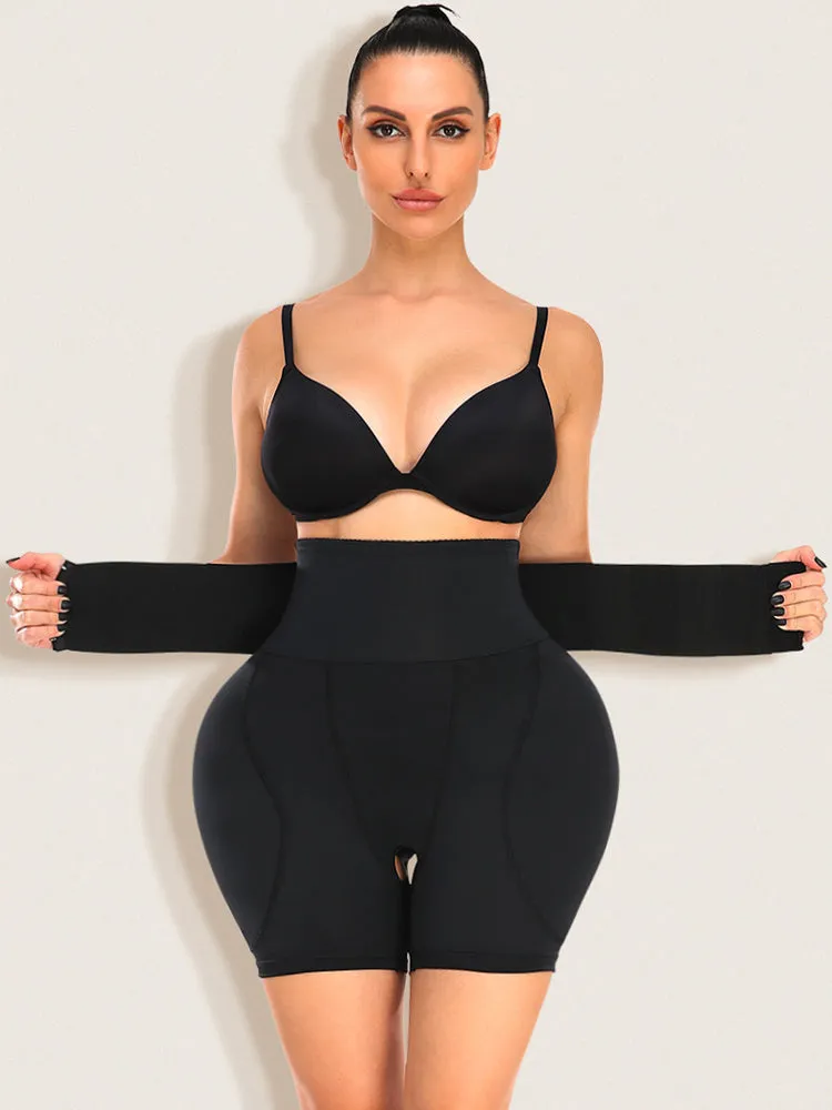 High Waist Removable Pad Butt Enhancer Tummy Control Shapewear