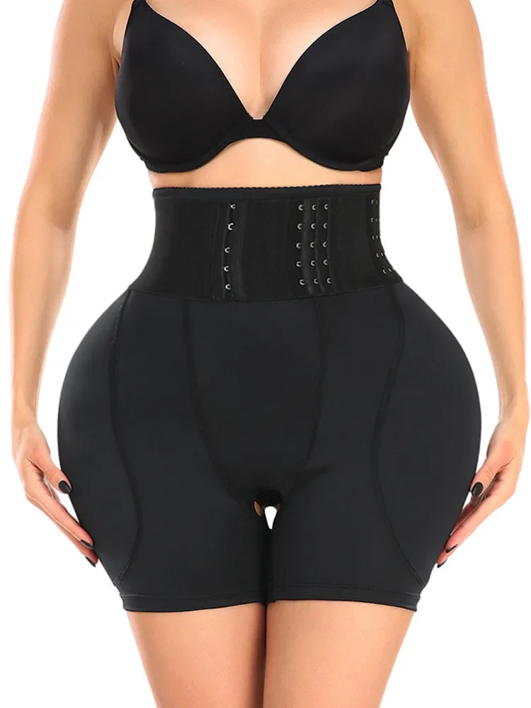 High Waist Removable Pad Butt Enhancer Tummy Control Shapewear